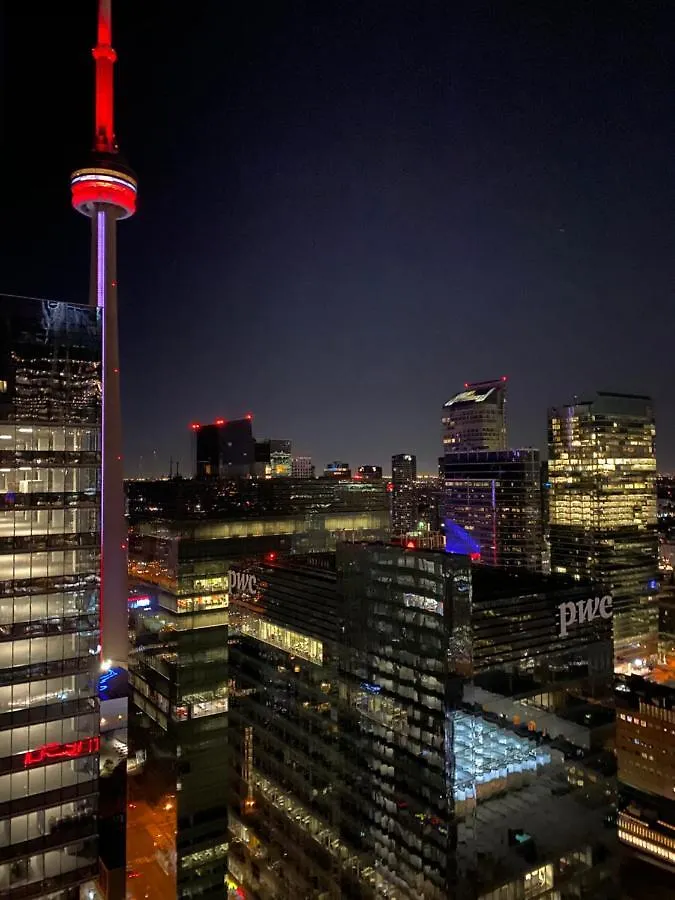 Toronto CN Tower Maple Leaf Square Luxurious 2 Bedroom Condo 0*,  Canada